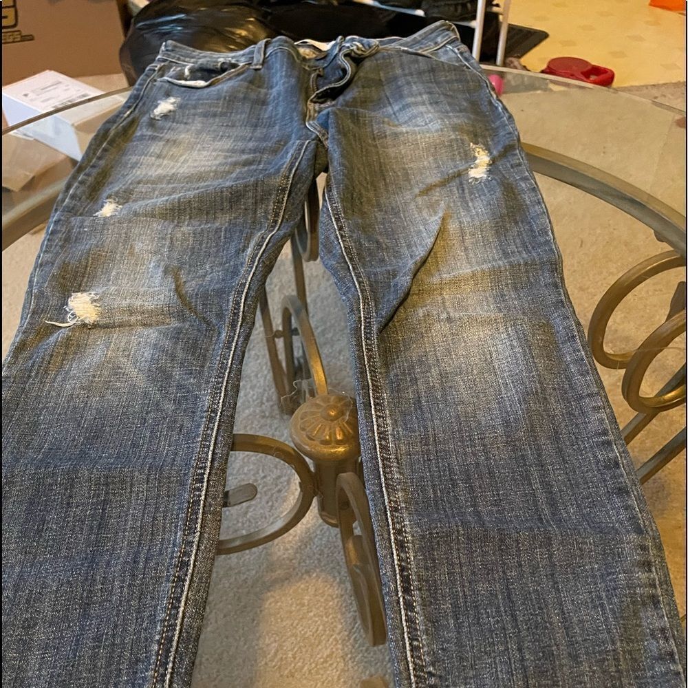 2/$15 Oasis dark wash skinny jeans